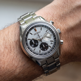 Seiko Prospex Auto Chronograph 50th Anniversary, Panda, Limited 1000, 8R48-00L0, SBEC005, Anniversary for "61 Speed Timer"