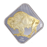 Silver American Buffalo .999 Ag – Gold-Plated