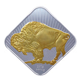 Silver American Buffalo .999 Ag – Gold-Plated