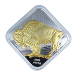 Silver American Buffalo .999 Ag – Gold-Plated