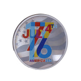 July 4, 1776 .999 Ag Colored (One-Sided) Medallion – 1 oz Silver Coin