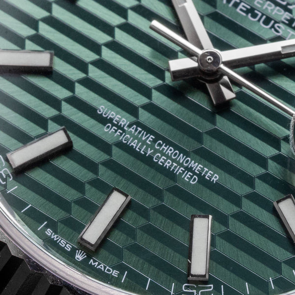 Datejust 41mm Green Motif Dial 2024 Jubilee - 126334