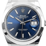 Datejust 41mm Blue Dial Oyster LC100 2018 Oyster - 126300