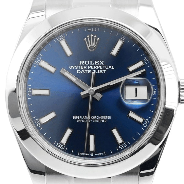 Datejust 41mm Blue Dial Oyster LC100 2018 Oyster - 126300