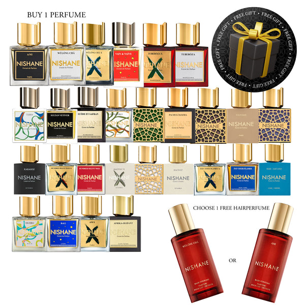 DEAL | Buy 1 Nishane Perfume, get 1 Hair Perfume for FREE