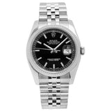 Datejust 36mm Black Dial Jubilee   - 116234