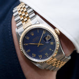 Datejust 36mm Black Diamond Dial 1989 - 16233