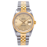 Datejust 36mm Champagne Diamond Dial 2004 - 16233