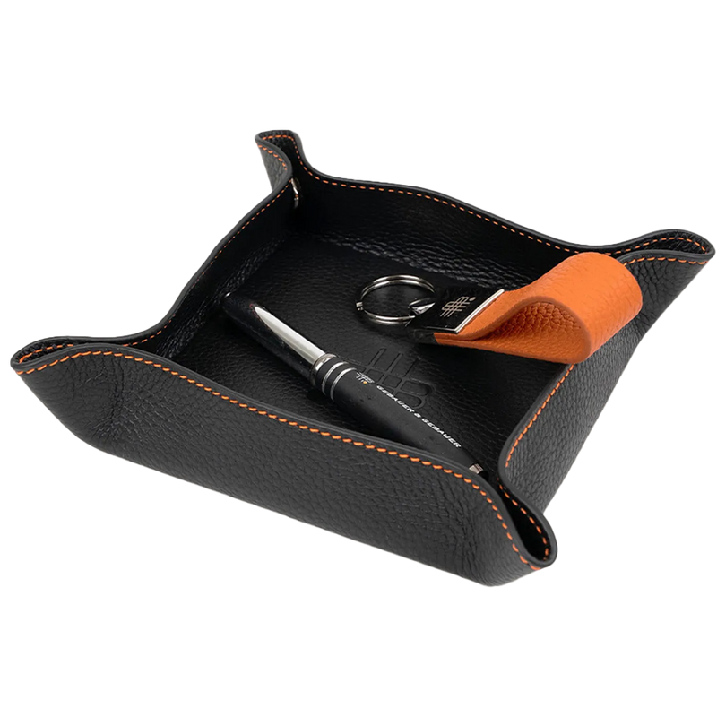 Leather Tray - Black