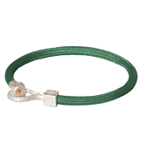 Bracelet GREEN SEA - 925 sterling silver with an orange topaz