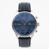 IWC Portugieser Chronograph Ref. IW371606 – Blaues Zifferblatt, Automatik, 41 mm