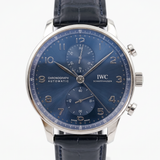 IWC Portugieser Chronograph Ref. IW371606 – Blaues Zifferblatt, Automatik, 41 mm