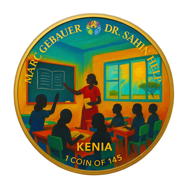 Marc Gebauer & Dr. Sahin - Silver Round 1 Ounce - Kenya Limited Edition