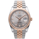 Rolex Datejust 41 (M126331-0008) – Everose Rolesor, Sundust Diamant‑Zifferblatt, Jubilee