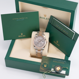 Rolex Datejust 41 (M126331-0008) – Everose Rolesor, Sundust Diamant‑Zifferblatt, Jubilee