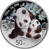 150g Silber China Panda 2024 Polierte Platte