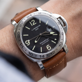 Panerai Luminor GMT Limited Edition, Edelstahl, Ref. PAM00029, 2011, B+P