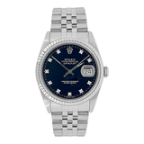 Datejust 36mm Factory Black Diamond Dial 1993 - 16234