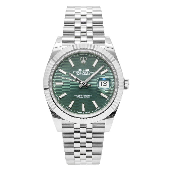 Datejust 41mm Green Motif Dial 2024 Jubilee - 126334