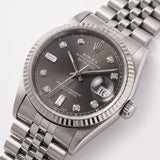 Datejust 36mm Rhodium Diamond Dial - 16234