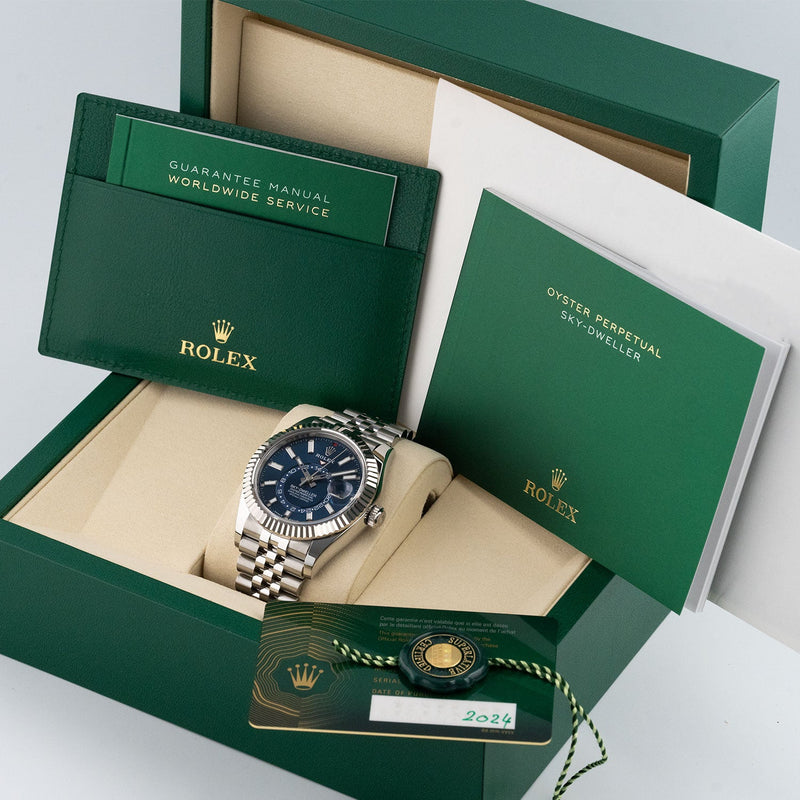 Sky-Dweller Blue Dial 2024 Jubilee LC100 - 336934