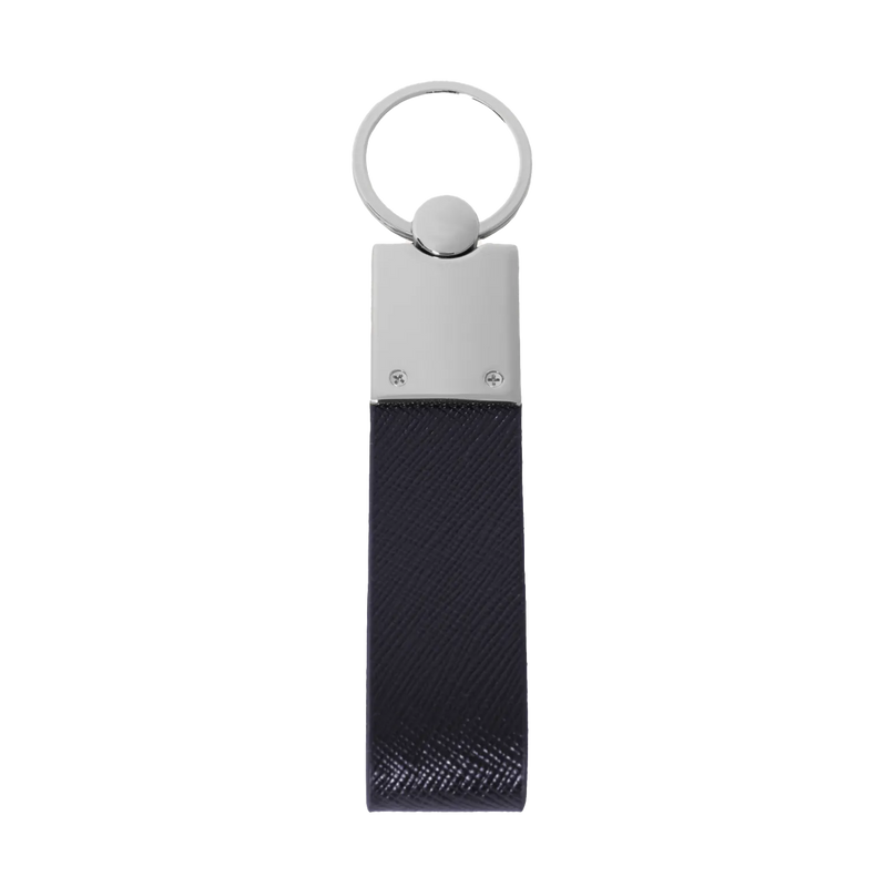 THE „SECRET“ KEYRING - SAFFIANO NAVY