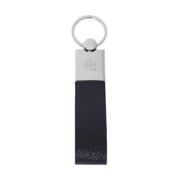 THE „SECRET“ KEYRING - SAFFIANO NAVY