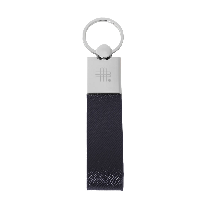 THE „SECRET“ KEYRING - SAFFIANO NAVY