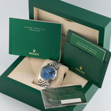 Datejust 41 Azzurro Dial Unworn 2025 Jubilee - 126334