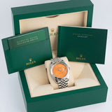 Datejust 41mm Orange Arabic Dial 2021 Jubilee - 126344
