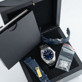 Overseas 41mm Blue Dial Full Set LC100 2022 -  4500V/110A-B128