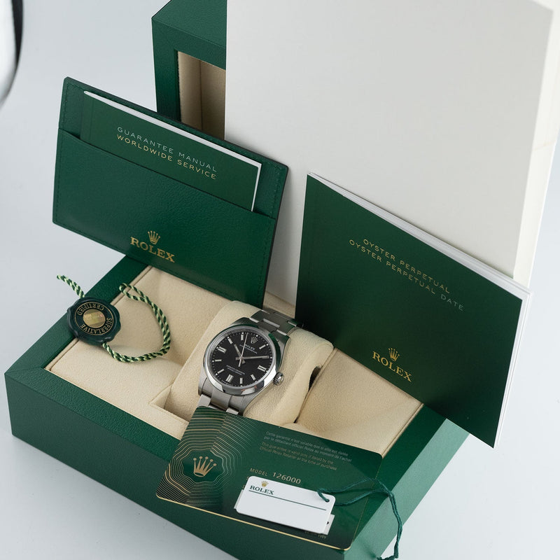 Oyster Perpetual 36mm Black Dial LC100 2022 - 126000