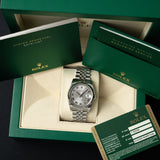 Datejust 36mm Silver Roman Dial Jubilee - 116234