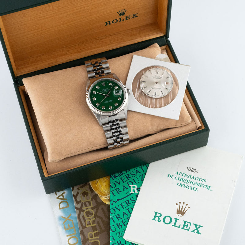 Datejust 36mm Green Diamond Dial 2001 - 16234