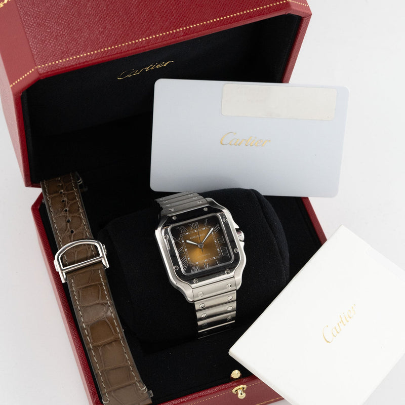 Santos Medium Brown Dial 2024 - WSSA0065