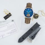 Pioneer Tourbillon Arctic Blue Dial - 3804-1208