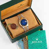 Datejust 36mm Blue Degrade Diamond Dial 1989 - 16233