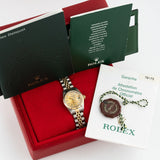 Lady Datejust 26mm Golden Computer Diamond Dial 2004 - 79173
