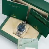 Datejust 41mm Blue Diamond Dial 2025 Jubilee - 126334