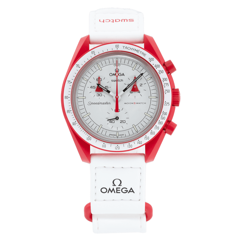 正規品 OMEGA × SWATCH MISSION TO MARS オメガ Swatch X Omega Moonswatch Mars – US Marc Gebauer