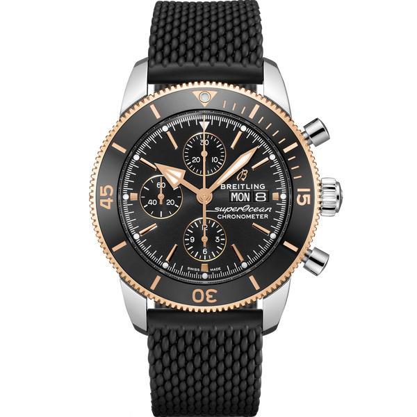 Superocean Heritage II Chronograph 44mm Black Dial 2025 LC100 - U13313121B1S1