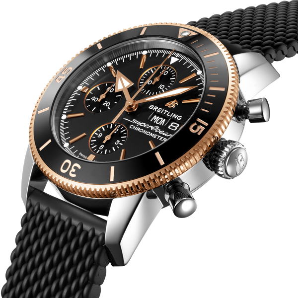Superocean Heritage II Chronograph 44mm Black Dial 2025 LC100 - U13313121B1S1