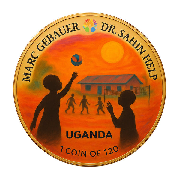 Marc Gebauer & Dr. Sahin - Silver Round 1 Ounce - Uganda Limited Edition