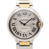 Cartier Ballon Bleu 42mm (Ref. W2BB0022) – Automatik, silbernes Zifferblatt