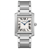 Cartier Tank Française W51002Q3 – Automatik, Stahl, 28 x 32 mm (2017)