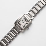 Cartier Tank Française W51002Q3 – Automatik, Stahl, 28 x 32 mm (2017)