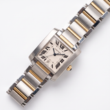 Cartier Tank Française W51005Q4 – Automatik, Stahl/Gold