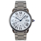 Cartier Ronde Solo de Cartier XL (Ref. W6701011), 42 mm, Stahl, Automatik, Box & Papiere