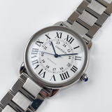 Cartier Ronde Solo de Cartier XL (Ref. W6701011), 42 mm, Stahl, Automatik, Box & Papiere