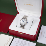 Cartier Ronde Solo de Cartier XL (Ref. W6701011), 42 mm, Stahl, Automatik, Box & Papiere